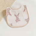 Six-Layer Cotton Gauze U-Shaped Baby Bib