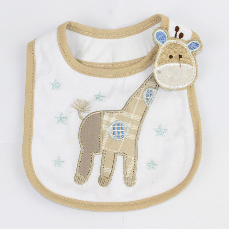 Three-Layer Waterproof Cotton Baby Bib for Children