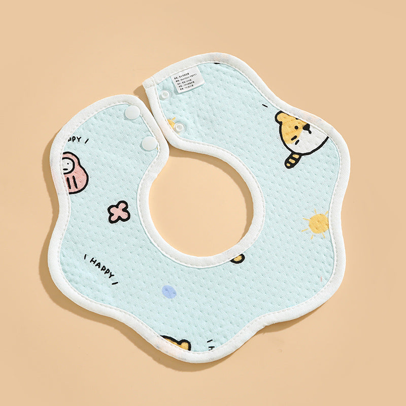 A-Class Cotton Waterproof Baby Bib with Soft Absorbency