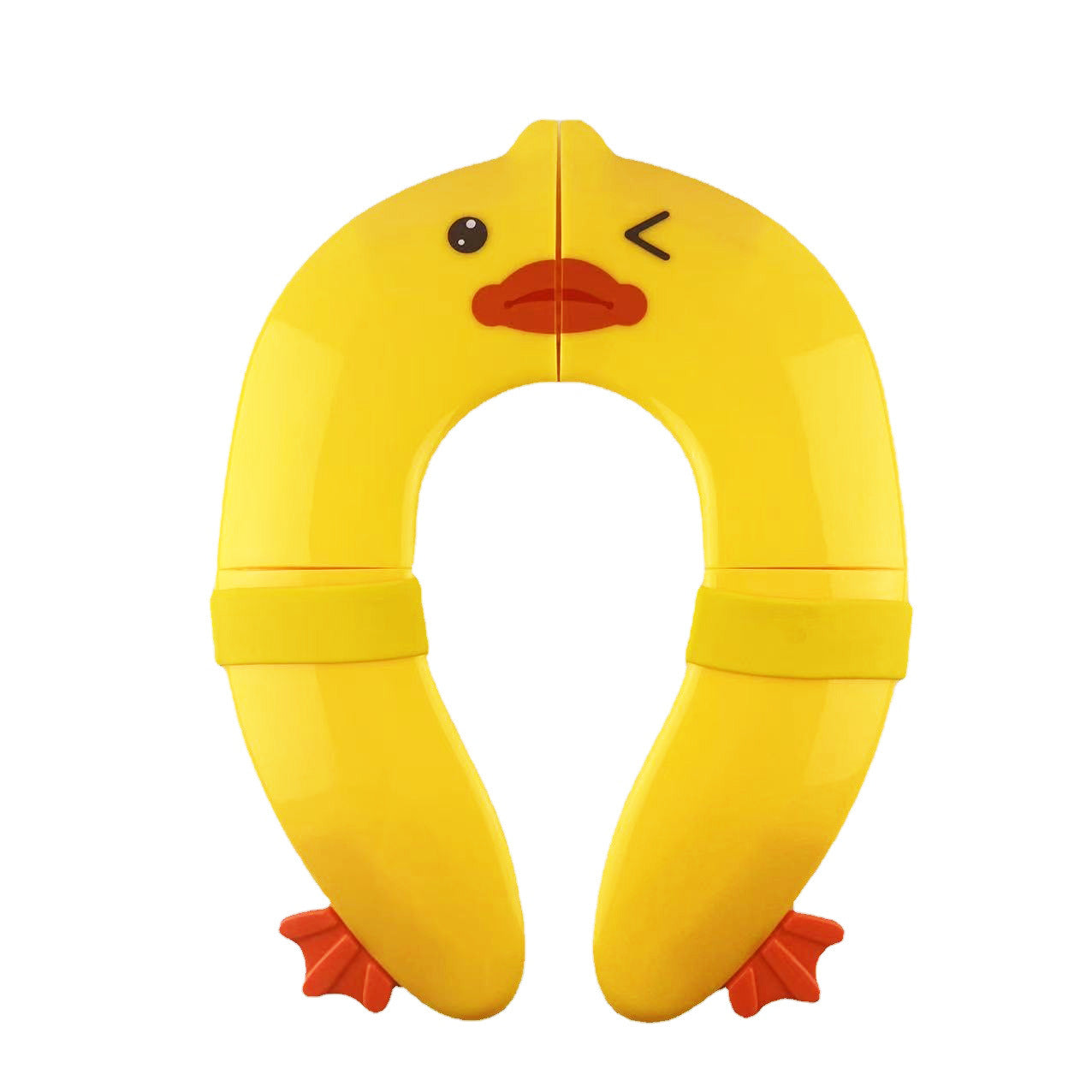 Portable Folding Toilet Seat for Kids - Duck Design