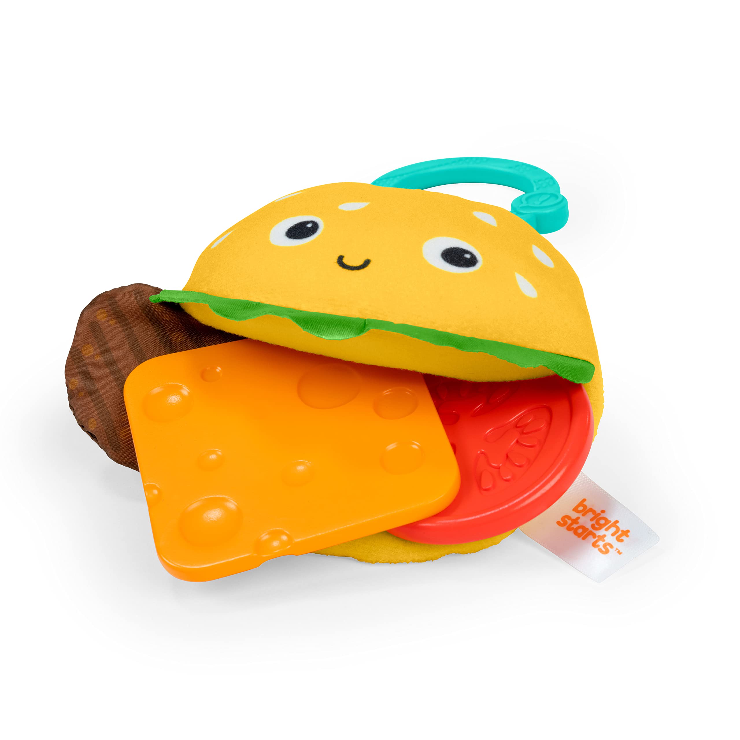 Bright Starts Say Cheeseburger Teether and Stroller Toy
