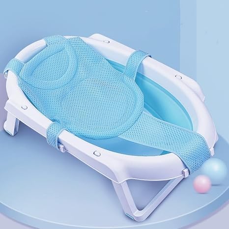 5-Point Anti-Slip Baby Bath Support Net and Cushion