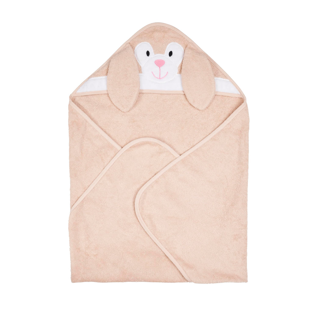 Premium Cotton Bunny Hooded Baby Bath Towel and Mitt Set
