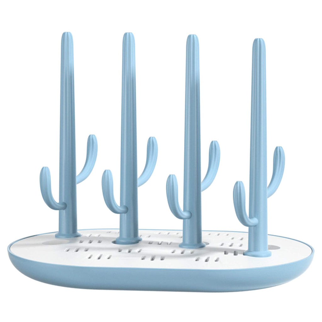 Happiddler Large Capacity Baby Bottle Drying Rack - Blue