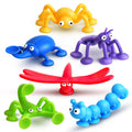 No-Hole Silicone Suction Cup Bathtub Toys for Toddlers