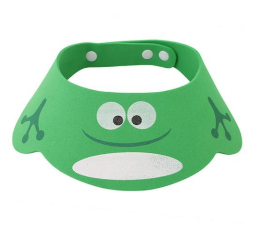 Adjustable Baby Bath Cap with Cartoon Design