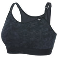 Gratlin Plus-Size Cotton Nursing Sports Bra (Dark Grey, Small)