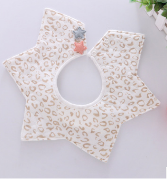 Star Bib - New Pure Cotton Waterproof Baby Bib