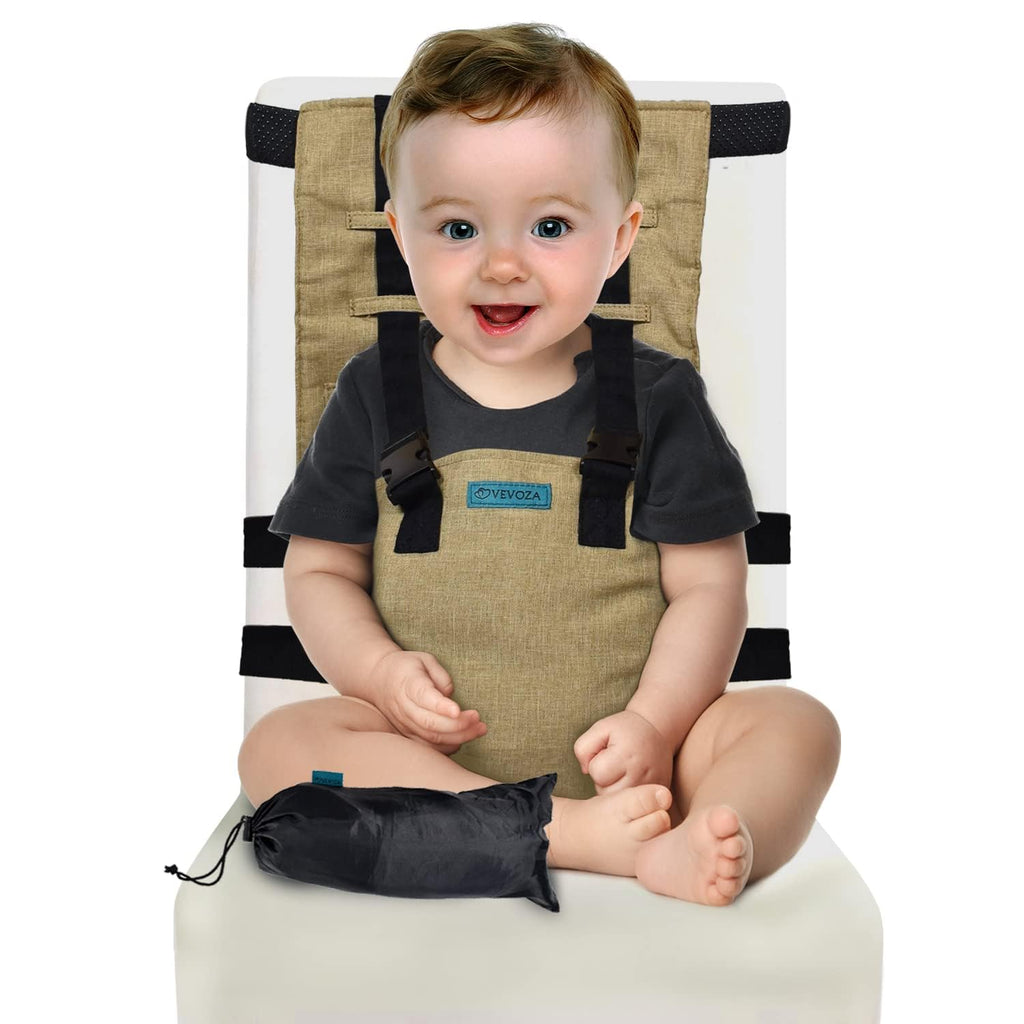 Portable Baby Travel High Chair & Safety Harness