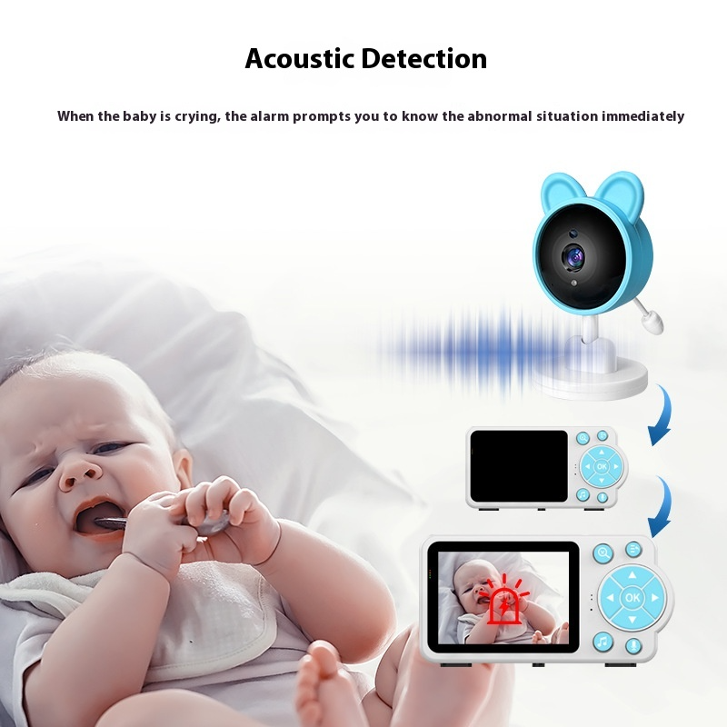 2.4G Wireless HD Baby Monitor with Real-Time Video & Audio