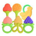 6-Piece Soft Silicone Baby Teething Toy Set