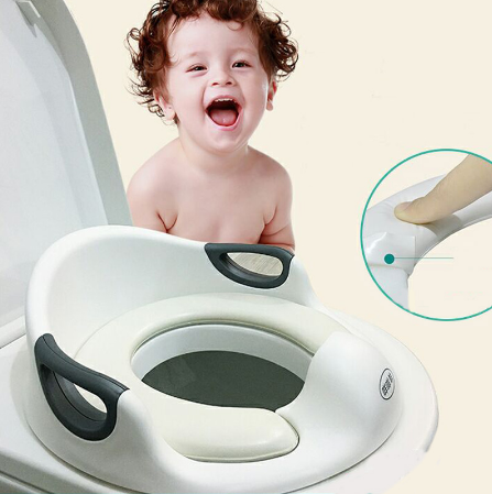 Baby Toilet Seat with Handles for Toddlers