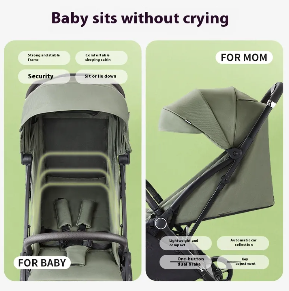 Lightweight Folding Baby Stroller (No channel to transport the product)