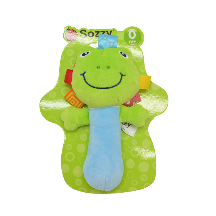 SOZZY Plush Baby Rattle Animal Handheld Toy