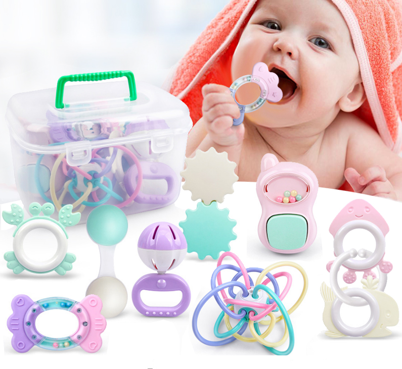 Baby Rattle Toy for Infants 0-12 Months (Teether)