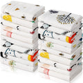 Chumia 6-Layer Cotton Muslin Baby Burp Cloths (20-Pack)