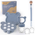 Freshill Silicone Breastmilk Popsicle Mold & Fruit Feeder Set