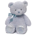 GUND Baby My First Teddy Bear Ultra Soft Plush Toy (Blue, 15 Inch)