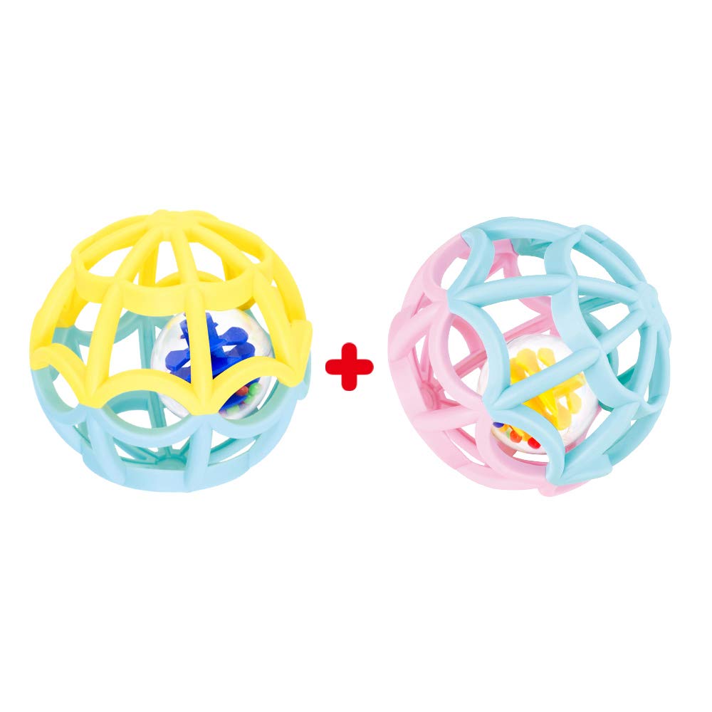 Play Ball Baby Nested Rattle and Roll Toy Set
