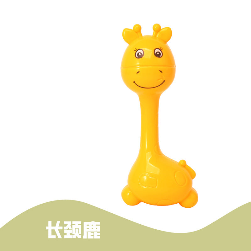 Soft Rubber Baby Grasp Ball Rattle - Sensory Toy