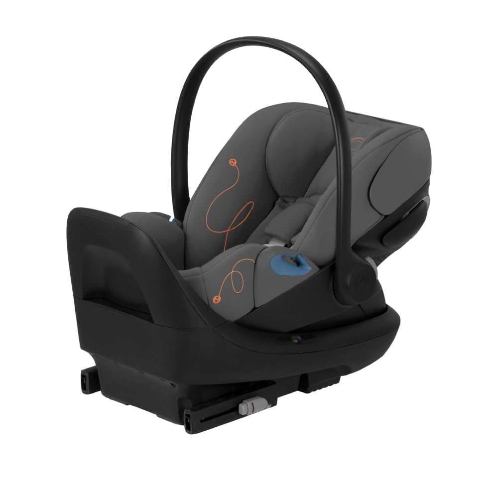 Cybex Cloud G Lux Infant Car Seat & Anti-Rebound Base (Lava Grey)