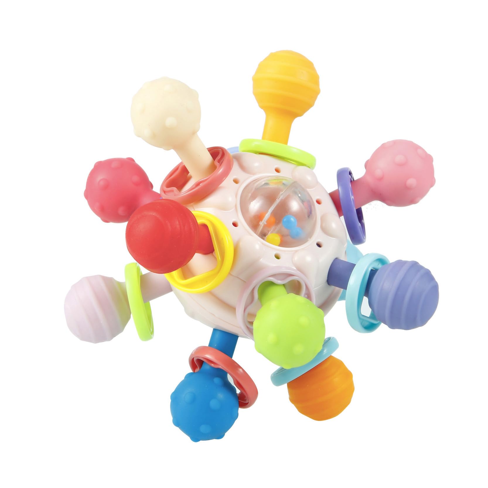 PandaEar Silicone Baby Sensory Grasping Teething Ball Toy