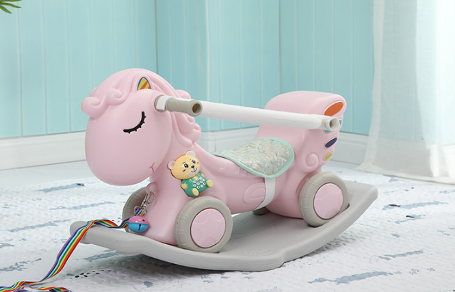 Plastic Rocking Horse Ride-On Toy
