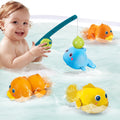 Dwi Dowellin Mold-Free Magnetic Fishing and Floating Bath Toy Set
