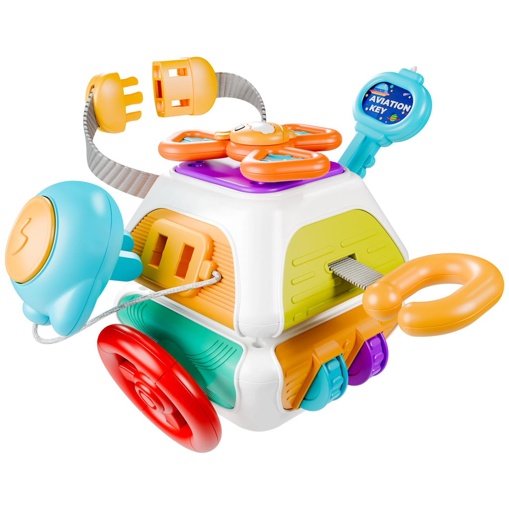 iPlay iLearn Montessori Baby Busy Board Activity Cube