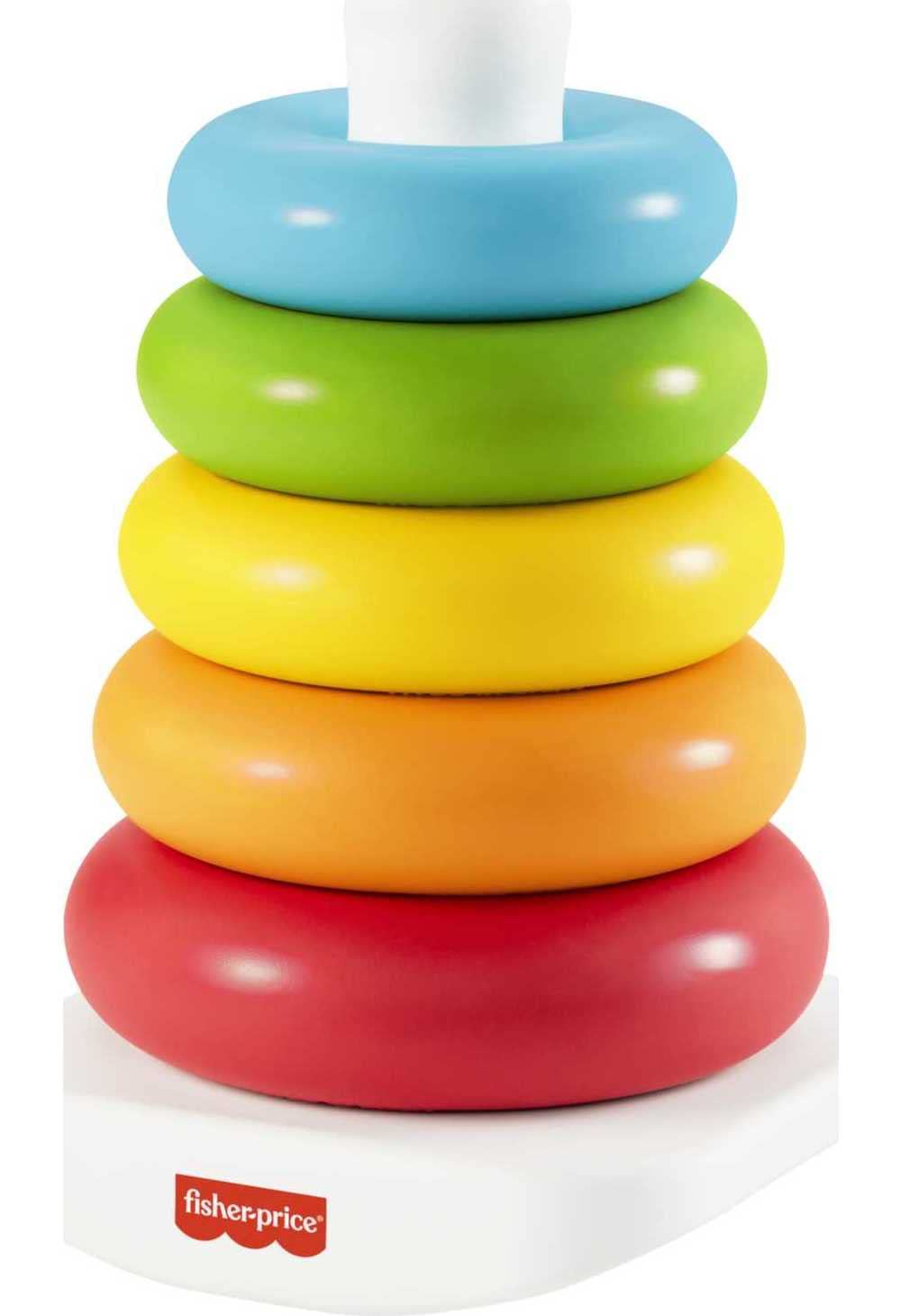 Fisher-Price Plant-Based Rock-a-Stack Ring Stacking Toy