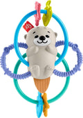 Fisher-Price Twist & Teethe Otter Baby Rattle and Teether Toy