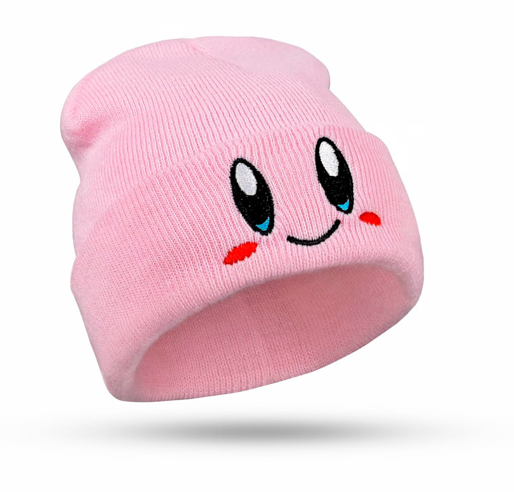 Kirby 2-Pack Cute Pink Anime Winter Beanie Hats