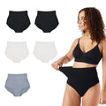 Bodily High-Waist Postpartum & C-Section Recovery Panty (5-Pack, Multi, XXL)