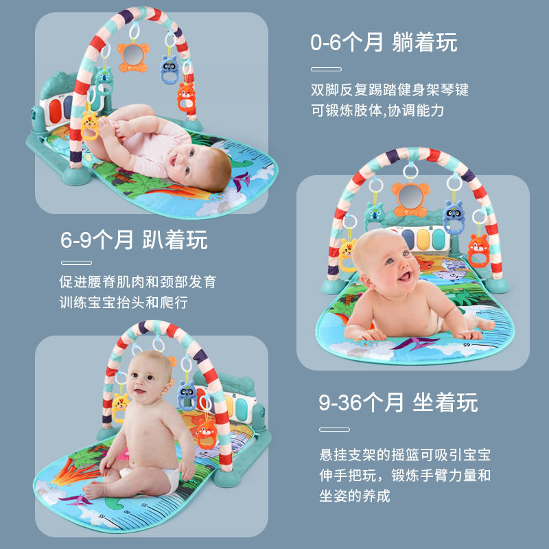 Baby Activity Gym with Piano for 0-36 Months