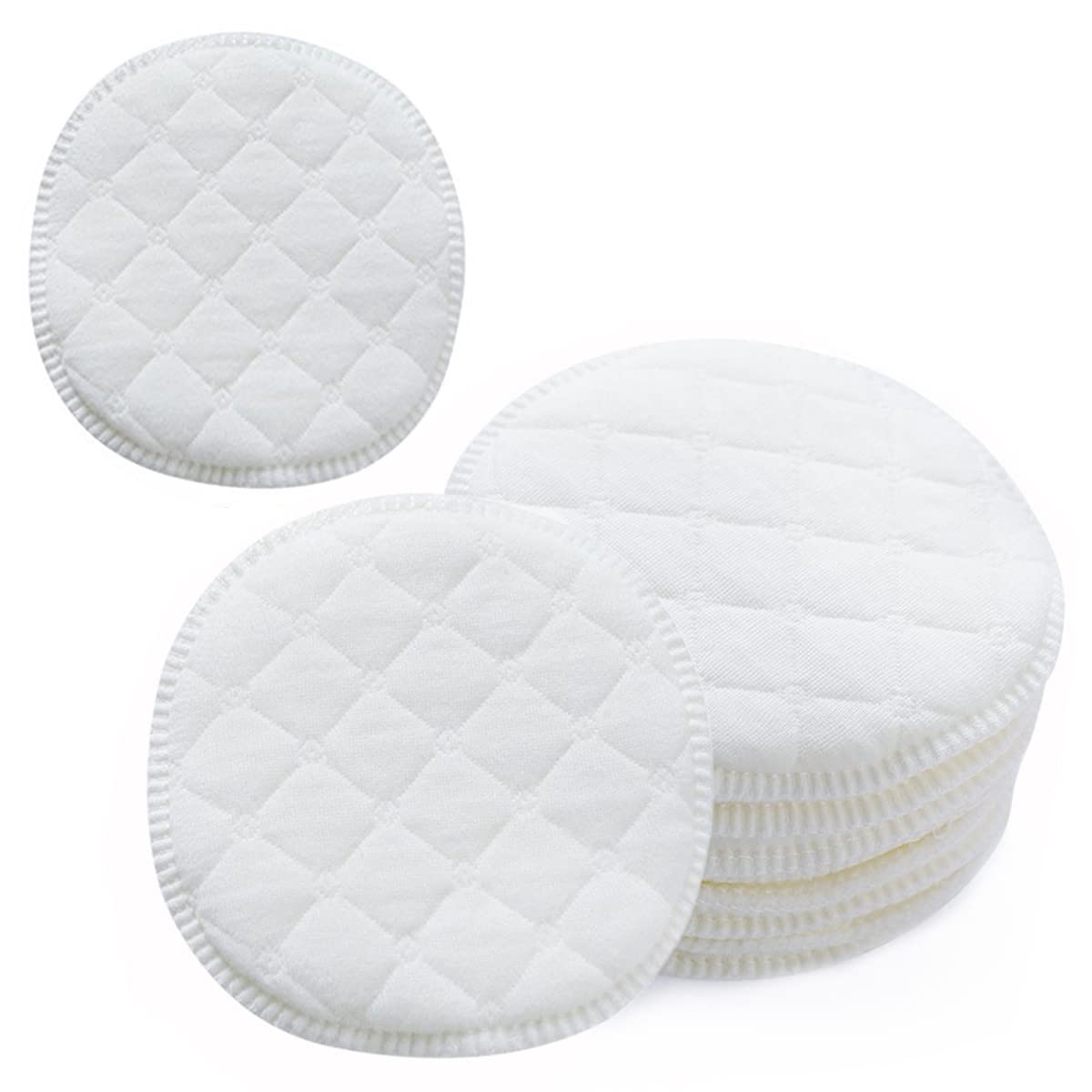 12-Pack Organic Washable Reusable Nursing Breast Pads
