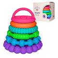 Soft Silicone Stacking Rings and Teething Toy Set