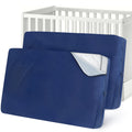 Heavy-Duty Waterproof Crib Mattress Moving Bag 2-Pack (Navy)