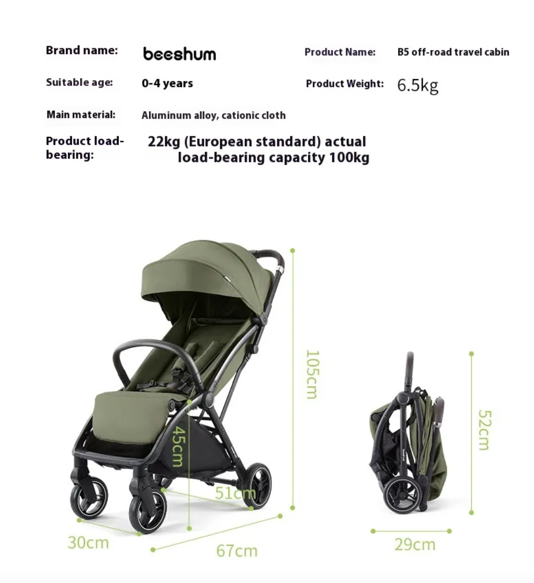 Lightweight Folding Baby Stroller (No channel to transport the product)