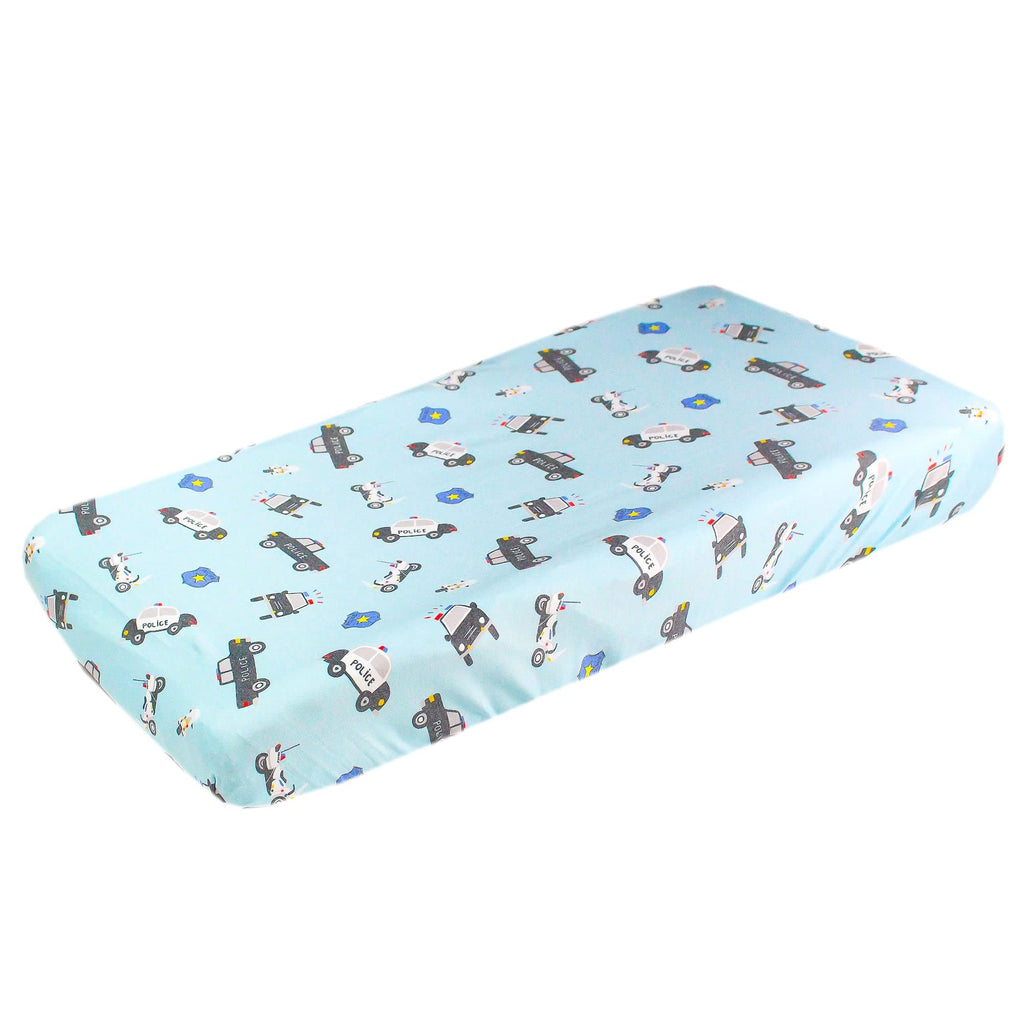 Premium Knit Universal Fit Baby Changing Pad Cover (Leo)