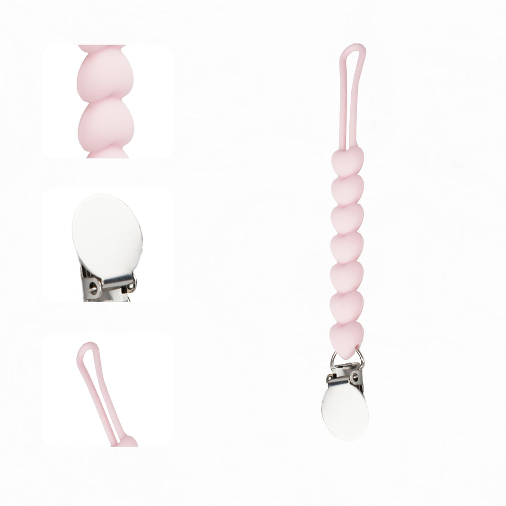 Maya Lilly Premium Silicone Pacifier Clip & Teething Toy