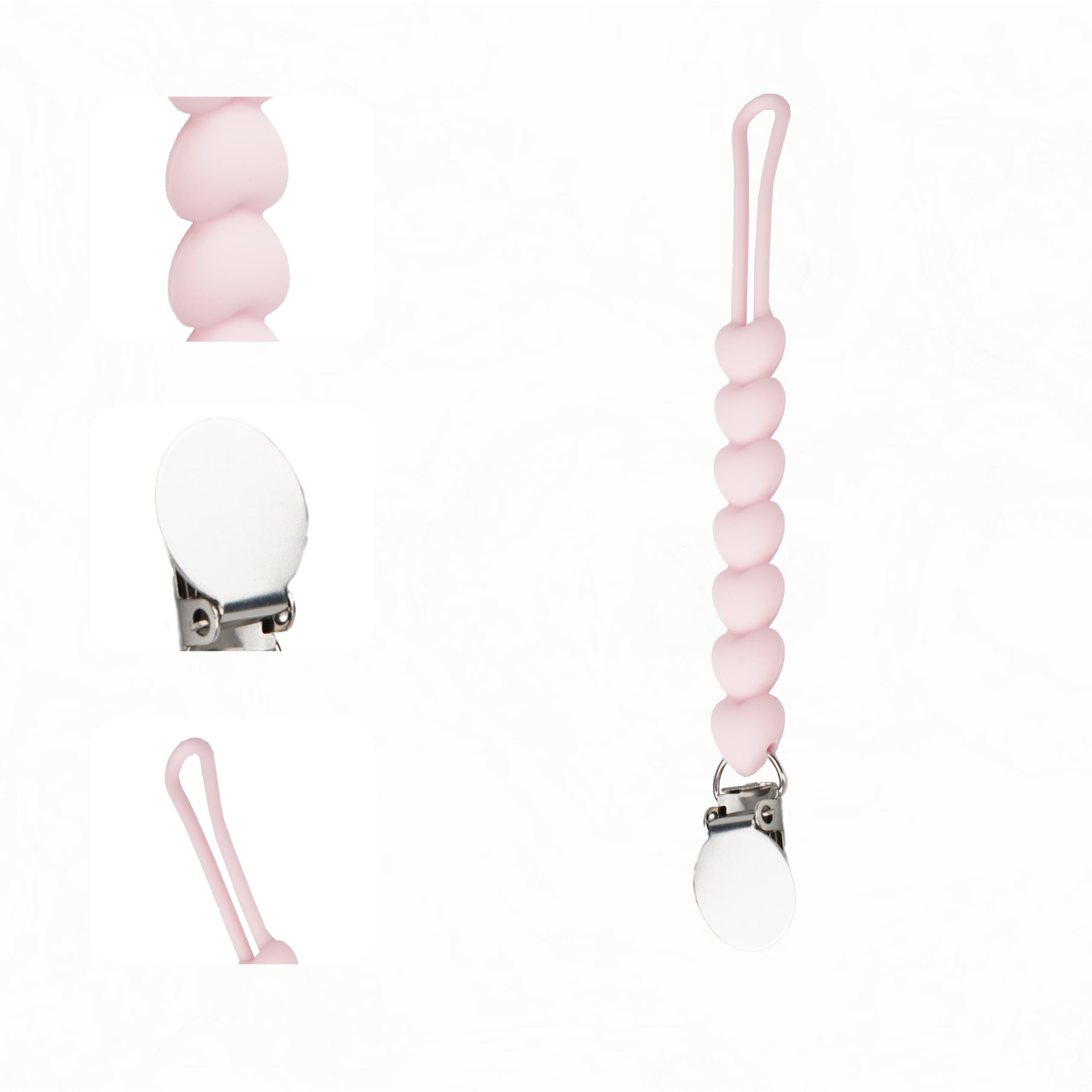 Maya Lilly Premium Silicone Pacifier Clip & Teething Toy