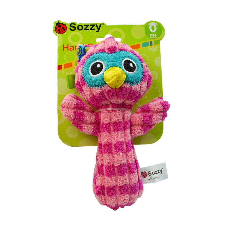 SOZZY Plush Baby Rattle Animal Handheld Toy