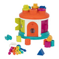 Battat Shape and Color Sorting House Toy with Keys