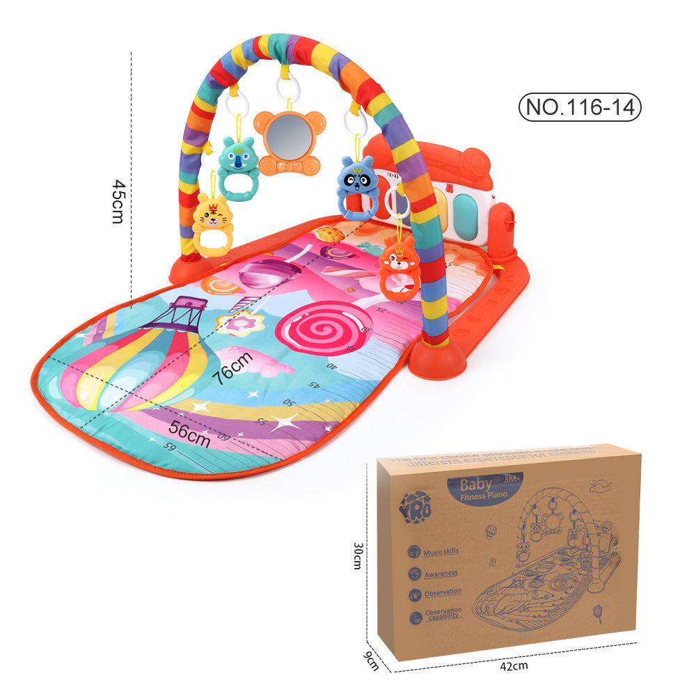 Baby Activity Gym with Piano for 0-36 Months