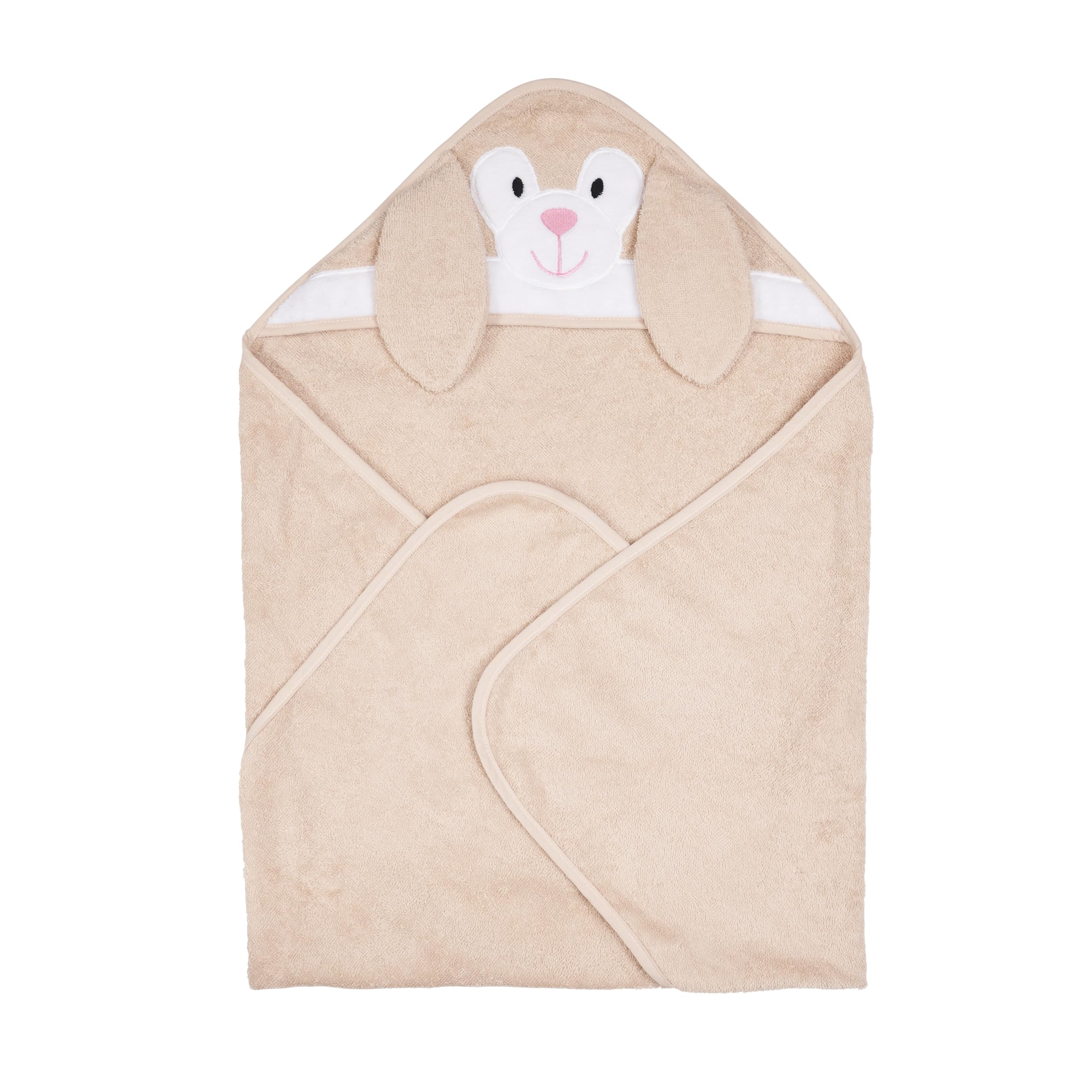 Premium Cotton Bunny Hooded Baby Bath Towel and Mitt Set