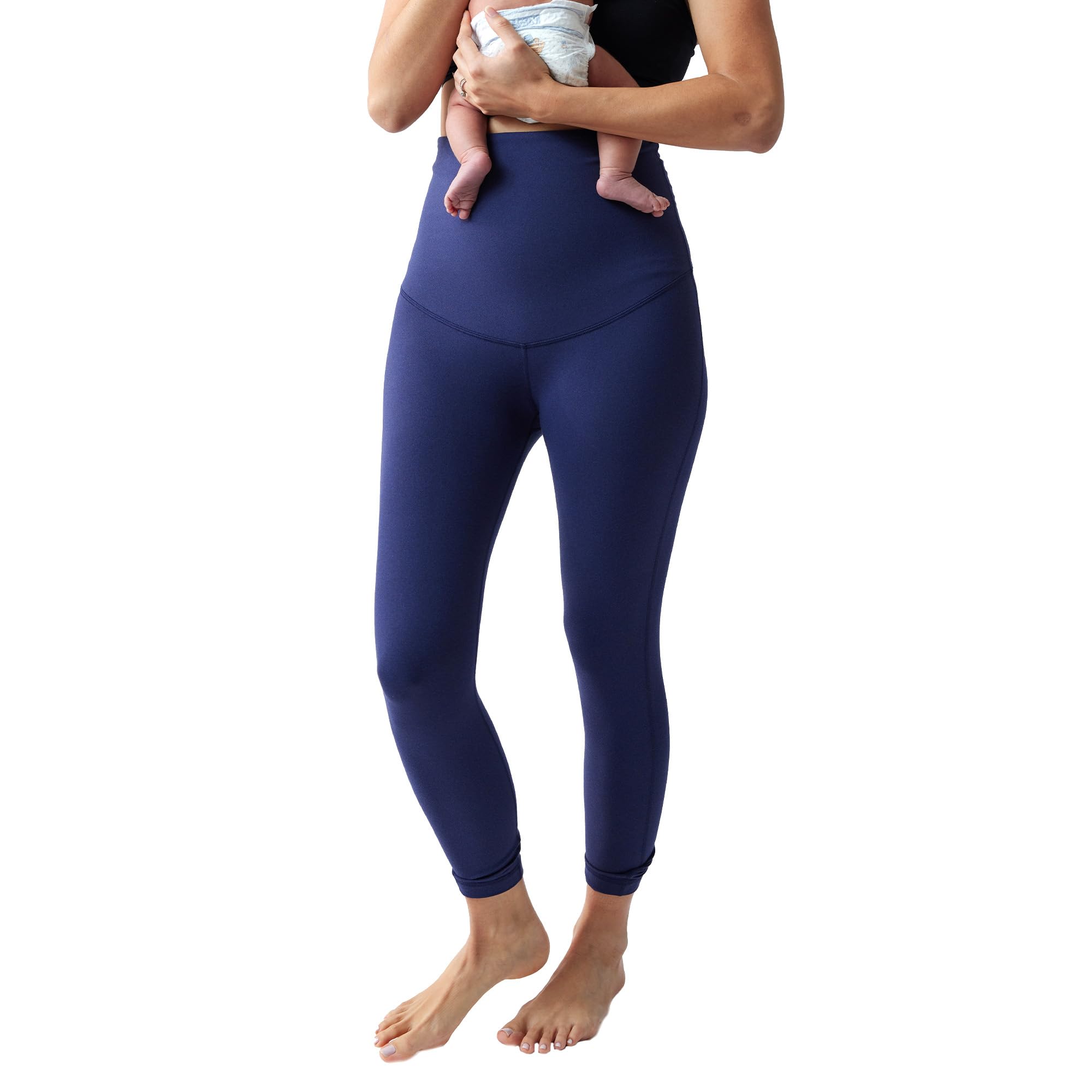 Ingrid & Isabel Postpartum Compression Leggings (Navy, XS)