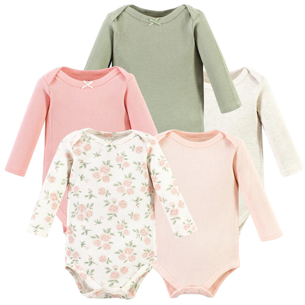 Hudson Baby Thermal Long-Sleeve Bodysuit Set (12-18 Months)