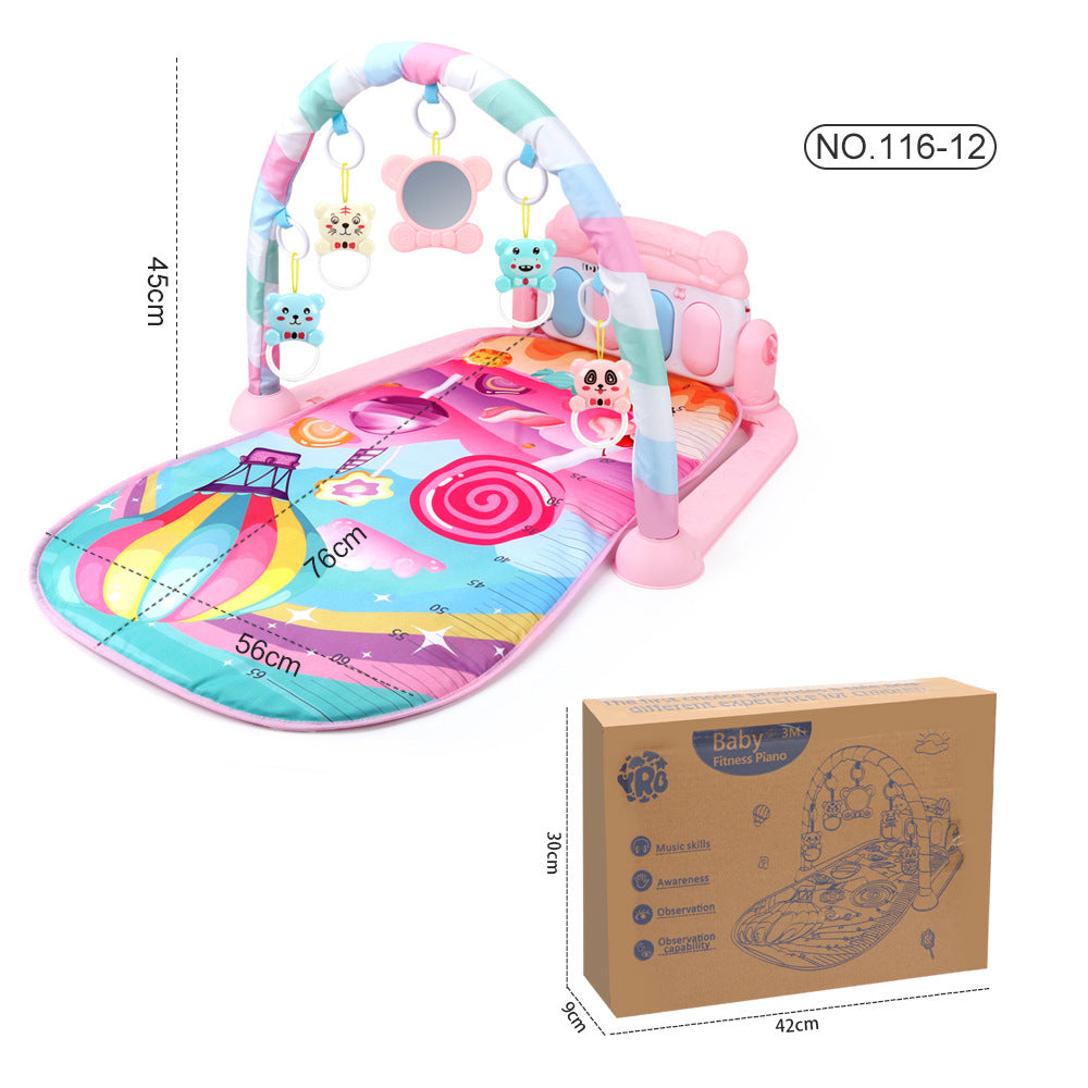 Baby Activity Gym with Piano for 0-36 Months