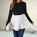 Maternity Long Sleeve Tops for Nursing Mothers