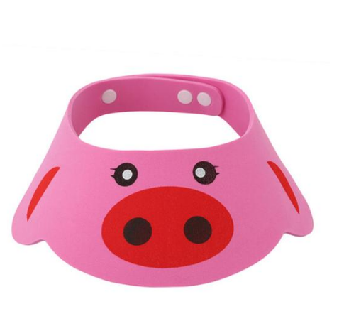 Adjustable Baby Bath Cap with Cartoon Design